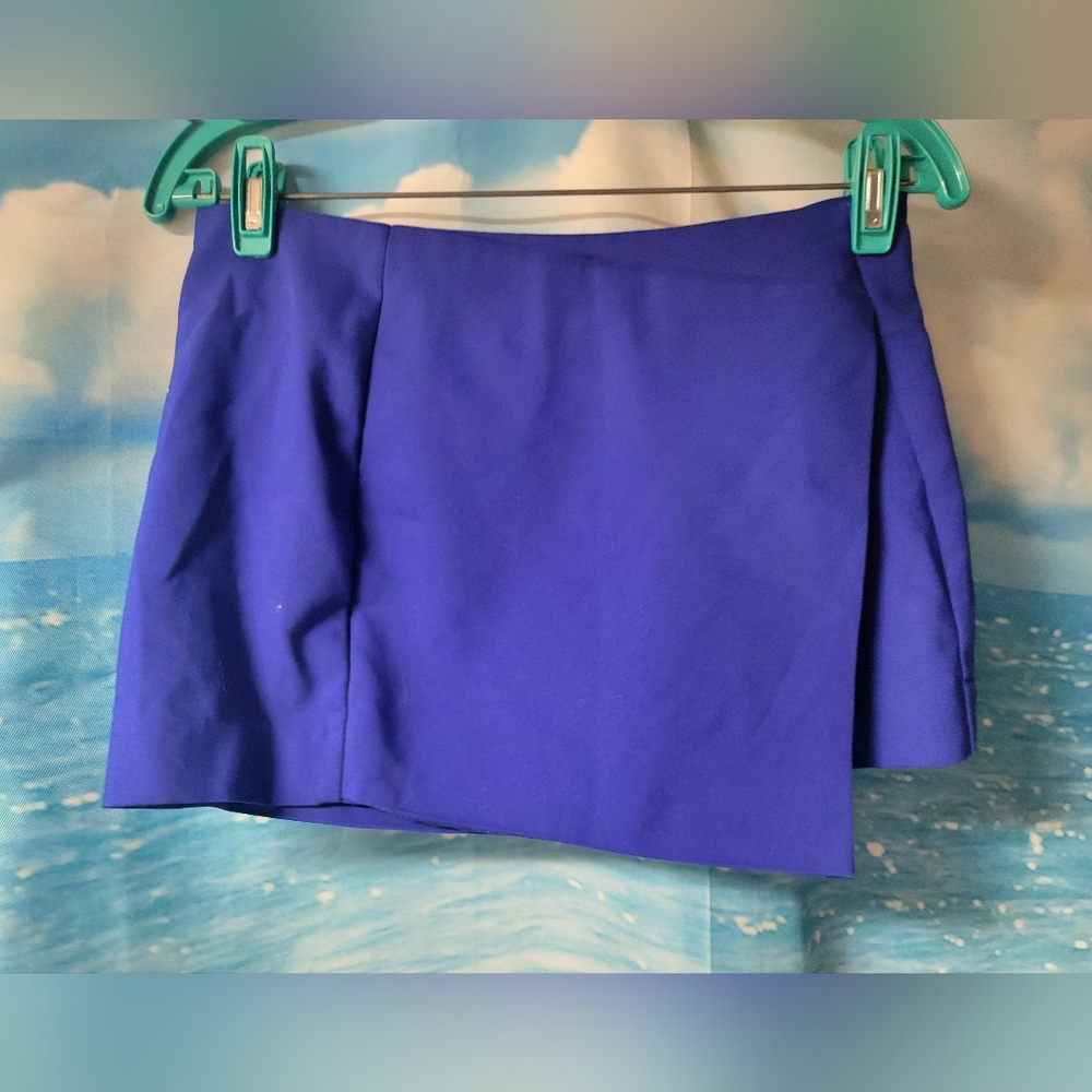 Express NWOT Blue‎ Skort Front Shorts Women's Size 2